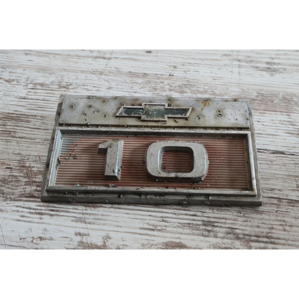 1966 Chevrolet C10 Truck 10 Bowtie Fender Emblem OEM GM 3874041 Original